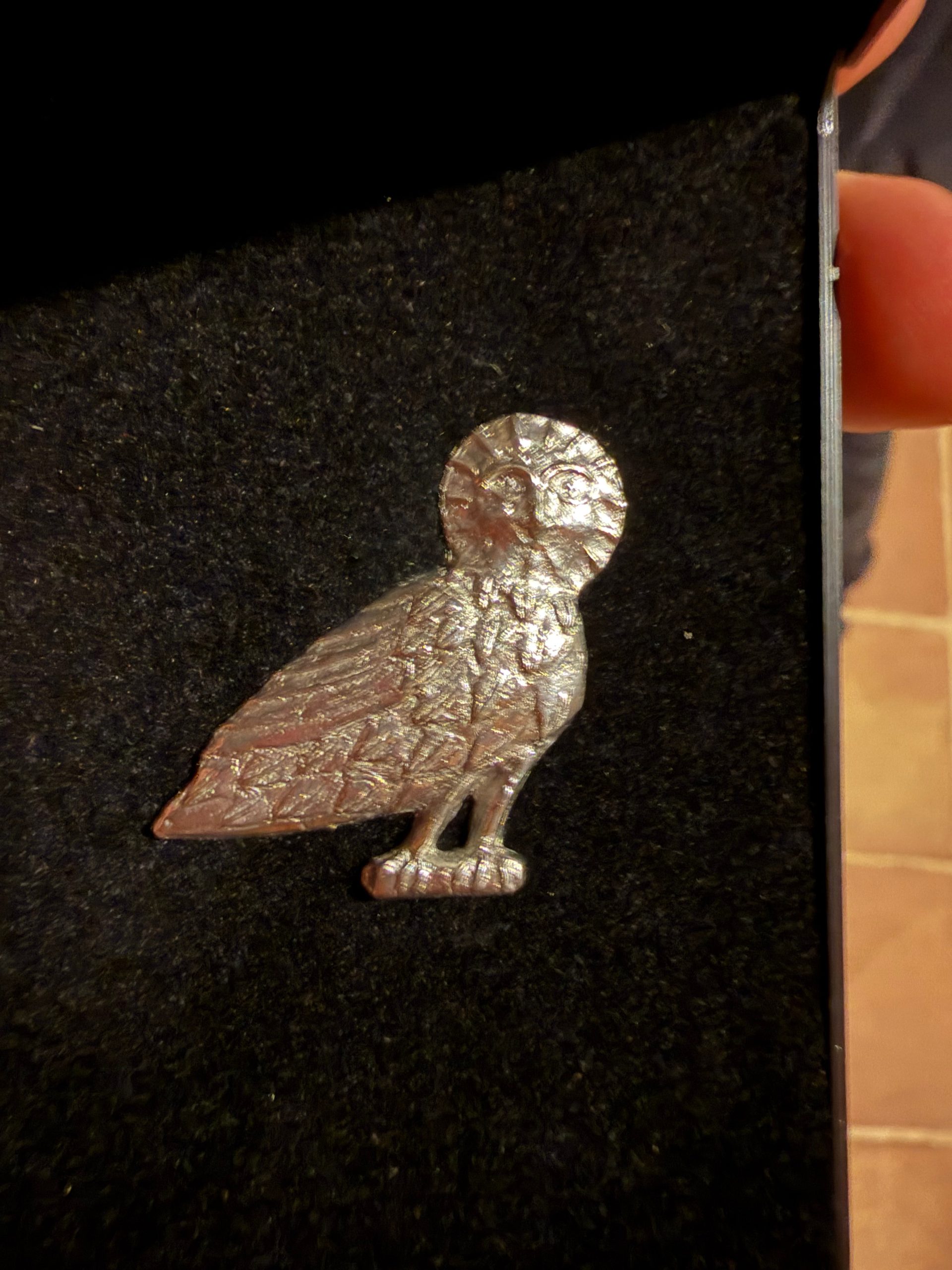 Mysterious Medieval Owl Badge