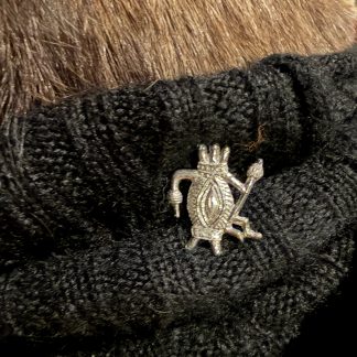 Punani with Penis Hat & Spindle Medieval Badge