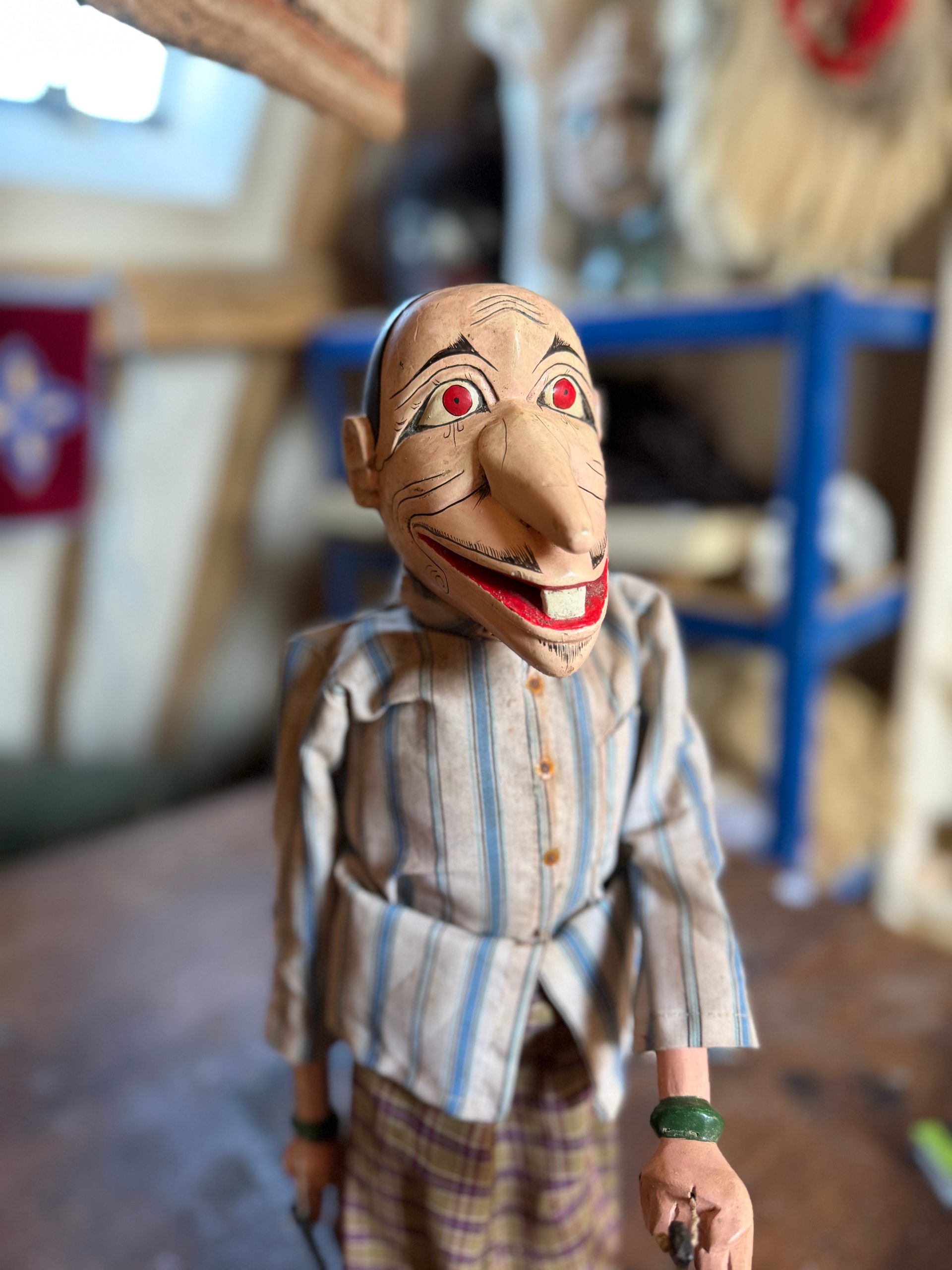 Java Puppet Doll Javanese Wooden Puppet - The Last Tuesday Society